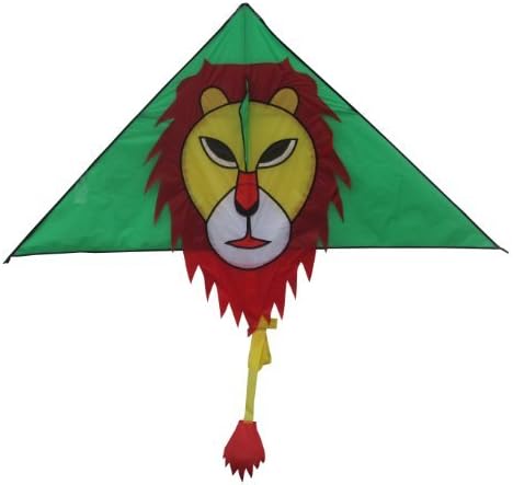 Kites N More, Lion Kids Delta Kite 73" X 40" with Kite Bag