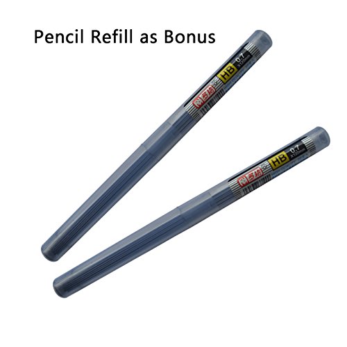 Magicdo Automatic Mechanical Pencil,Medium Point (0.7mm), Retractable Mechanical Pencils Automatic Set With 2 Automatic Pencil Lead For Writing, Drawing, Signature,24-Count - Thumbnail 2
