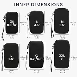 kwmobile Neoprene Sleeve for Smartphone Size XL