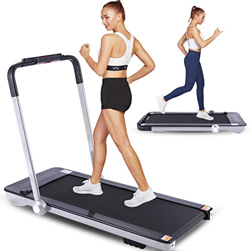 FUNMILY 2 in 1 Under Desk Treadmill for Walking & Running, Compact
