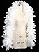 Zivyes 80inch Costume Feather Boas 1920s Flapper Accessories 150g Tea Party Dress up Costume Boa (A-White)