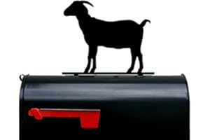 NEWNAN METAL WORKS Goat Silhouette Mailbox Topper/Sign