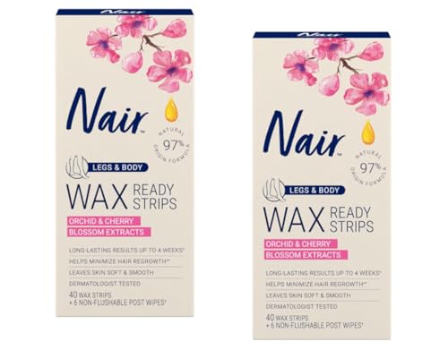 Nair Hair Remover Wax Ready-strips Legs/body