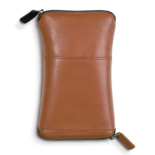 Levenger DoubleZip FullGrain Leather Eyeglass Case Buy Online in UAE. Apparel Products in