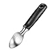 Ice Cream Scoop Solid Stainless Steel Black