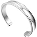 INBLUE Women's Stainless Steel Bracelet Bangle Cuff Silver Tone