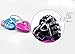 Autohome 2 Pack Padlock for Luggage,School,Filing Cabinets,Toolbox-3 Digit Combination Color May Vary(Love Heart)