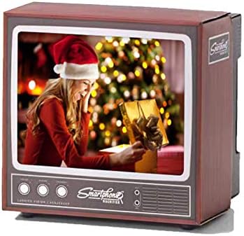 Detectorcatty Vintage TV Mobile Phone Smartphone Screen Magnifier Video Amplifier Enlarged Expander Stand for Video TV Show