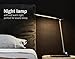 MoKo LED Desk Lamp, Smart Touch Stylish Metal Table Lamp, Rotatable Home Office Lamp with Stepless Brightness/Color Temperature, 5V 2.4A USB Charging Port, Memory Function, Sleep Mode - Space Gray