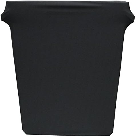 Snap Drape 16 G Slim Jim Trash Can Stretch Cover - 100% Polyester/Spandex Elastic Snug Fit Budget Stretch Cover for 16 Gallon Slim Jim Trash Cans
