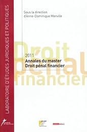 Annales du master droit pénal financier