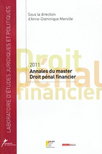 Annales du master droit pénal financier