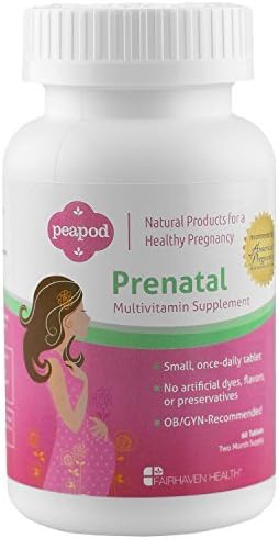 Fairhaven Health PeaPod Prenatal Multivitamins 60 tablets by A Pea in the Pod