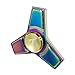 Trianium Rainbow Metal Fidget Spinner Focus Finger Toy Stress Reducer Hand Spinner [Rainbow Style 4] Stainless Steel Bearing Great for Relieving ADHD, Anxiety, Stress, Boredom for Child, Adult