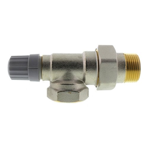 1" Side Mount Angle Thermostatic Radiator Valve - Thumbnail 3