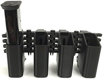 eAMP Challenger - Sig Sauer P226 / P228, Canik TP9 Series, Beretta Para 9 - 9mm - Quad Magazine Pouch - MagP0154-D