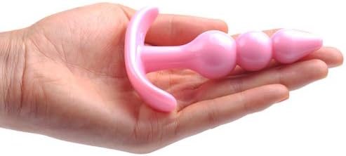 BeHorny Slender Shape Anal Beads Stimulator Butt Plug, Pink, 173YY0005 - Image 5