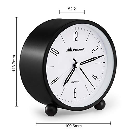 2 Clock+Mensent+Silent+Ticking+Battery+Powered