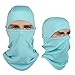 Aegend Balaclava Face Warmer Windproof Fleece for Winter Skiing Cold Weather for Men & Women - Light Cyan