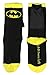 Bioworld DC Comics Batman Black Yellow Youth Boys Caped Crew Socks (7-9)