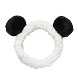 M-FIT Cute Beauty Headband Panda with Fluffy Ball Ear, Makeup Hairband for Baby&Women.