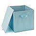 EZOWare Set of 4 Foldable Fabric Basket Bin, 13 x 15 x 13 inch Collapsible Organizer Storage Cube with Handles for Home, Bedroom, Baby Nursery, Office, Kids Playroom- Assorted Color