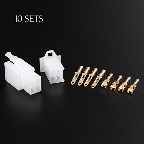 Soosee 50 PCS 2.8mm 2 3 4 6 9 Pin Automotive Electrical Wire Connectors Pin Header Crimp Wire Terminals