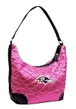 NFL Baltimore Ravens Pink Quilted Hobo