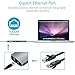 Tikko USB C Hub, USB C Adapter with Type C Charging Port, 3.5mm Audio/Mic 2in1, 4K HDMI, USB 3.0 SD/TF, 3 USB 3.0 Ports,1000M Ethernet Port, for MacBook Pro 2015/2016,Chromebook & More USB C50