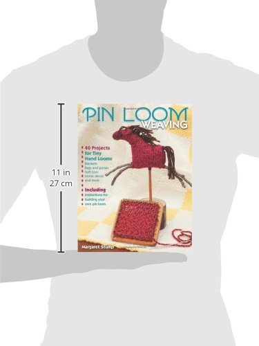 image for Stackpole Books Pin Loom Weaving: 40 Projects for Tiny Hand Looms, Red
