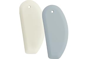 TASZOOS Silicone Dough Scraper & Bowl Scraper, 2-Pack Flexible Bench Scraper Dough Cutter for Bread & Sourdough Baking, Cake 