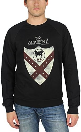 Profound Aesthetic - Victory Shield Crewneck Sweater in Black, X-Large, Black