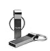 Metal 512GB USB Flash Drive 2.0 - Silver with Key Ring(U82-HP512-R3)