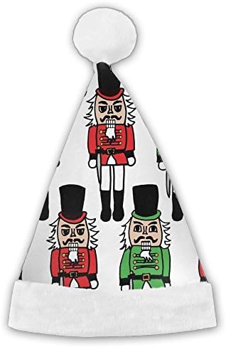 Nutcr Ugly Cartoon Soldier Figurine Nutcracker Designer Red And White Christmas Holiday Santa Hat For Both Kids Baby Girl And Adults Men Party Gifts