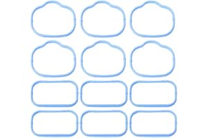 HIHIAV MS97204 for Jeep Grand Cherokee 3.6 Intake Manifold Gasket MS97205 Fuel Injection Plenum Gasket Chrysler 200 300,Dodge Challenger Charger Durango Grand Caravan,Wrangler,Ram 1500 3.6L MS 97204 MS 97205