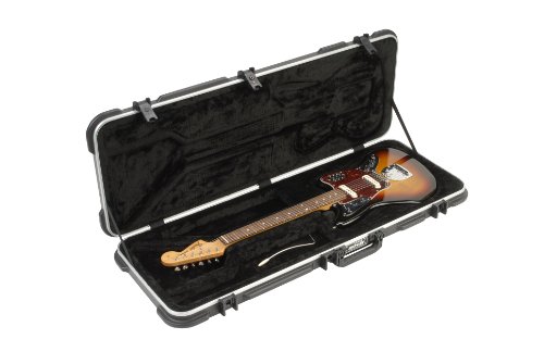 SKB Jaguar/Jazzmaster Type Shaped Hardshell Case 6-string Guitars only...not Bass - TSA Latch, Over-Molded Handle