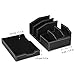 EasyAcc Single-deck Multi-device Charging Organization Station Docks Stand for Smart Phones and Ipads Tablets iPhone 7/7 plus Samsung Galaxy S8/ S8 Plus Black Pu Leather