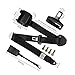 MOHEEN 3 Point Adjustable Universal Seat Safety Belt Harness Kit Retractable Extension Lap Seatbelt