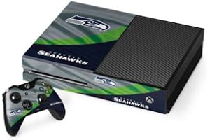 Skinit Decal Gaming Skin Compatible with Xbox One Console and Controller Bundle - Officially Licensed NFL Seattle Seahawks Design