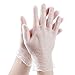 200 Disposable Vinyl Gloves, Non-Sterile, Powder-Free, Smooth Touch, Food Service Grade, Large Size [2x100 Pack]
