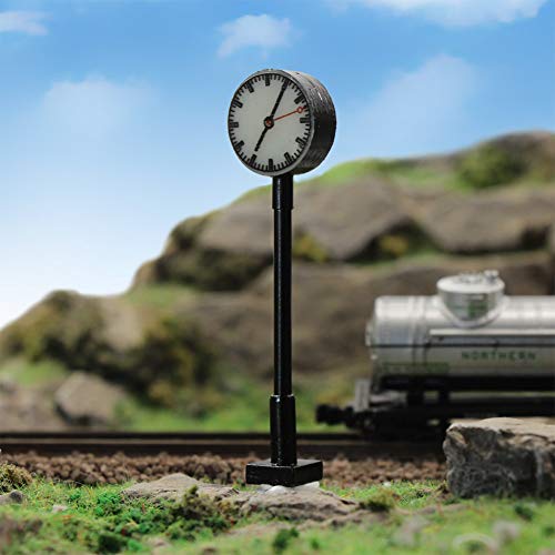 LQS62HO Neu 3 STK. H0 Bahnhof Uhr Modell bahnleuchten DB Beleuchtung Lampe – Bild 4
