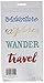 DCWV Letterboard Words 4/Pkg-Travel