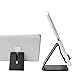 Efanr Cell Phone Stand Holder, Aluminum Desktop Cradle Dock Universal for Switch iPhone X 8 Plus 7S 7 5s Samsung Galaxy S8 Plus S7 Edge S6 All Android Smartphones Charging (Black)