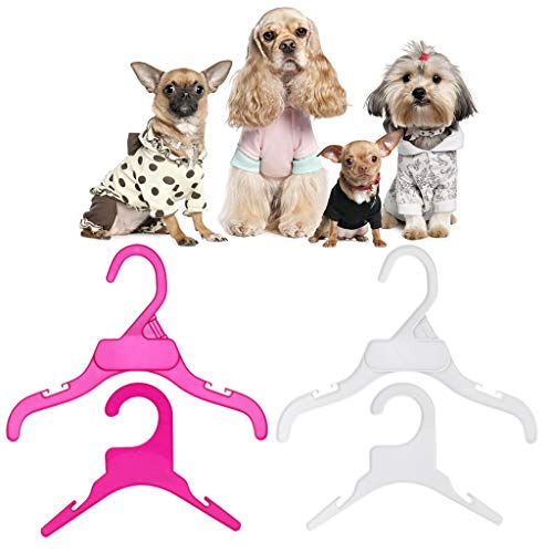 MEIYIN 10Pcs Plastic Pet Dog Puppy Cat Clothes Clothing Rack Hanger Dog Product Accessories - Thumbnail 7