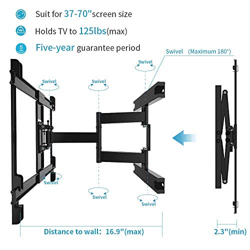 Everstone 32"70" Heavy Duty TV Wall Mount Deals,...