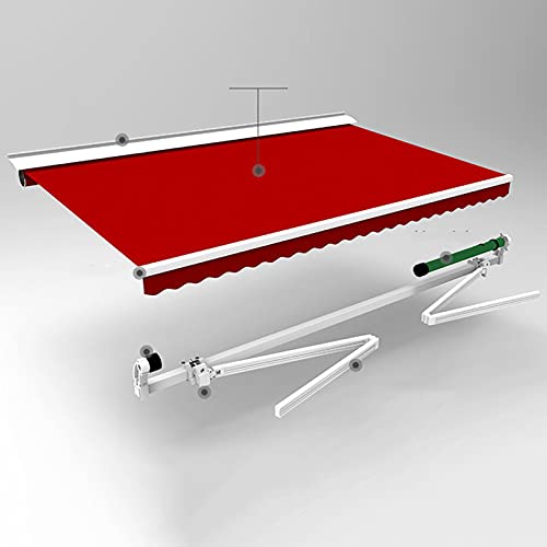 DNNAL Motorisierter Sonnenschirm, Einziehbares Fenster Markise Tür Canopypatio Deck Markise Fenster Markise Türdachen – Bild 8