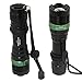 Sidiou Group Super Bright Cree Q5 LED Flashlight torch 900 Lumens 7W Zoomable Torch