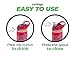 Contigo AUTOSPOUT Kids, 3 Pack - Straw Gizmo Flip, 14oz - Leak and Spill Proof Bottles, Ideal Kids Water Bottle for Home or Travel - Easy-Clean, Dishwasher Safe - Press Button For Pop Up Straw