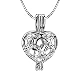 Ny Sterling Silver Olympic Rings Heart Locket Pendant Pack of 3pcs
