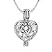 Ny Sterling Silver Olympic Rings Heart Locket Pendant Pack of 3pcs